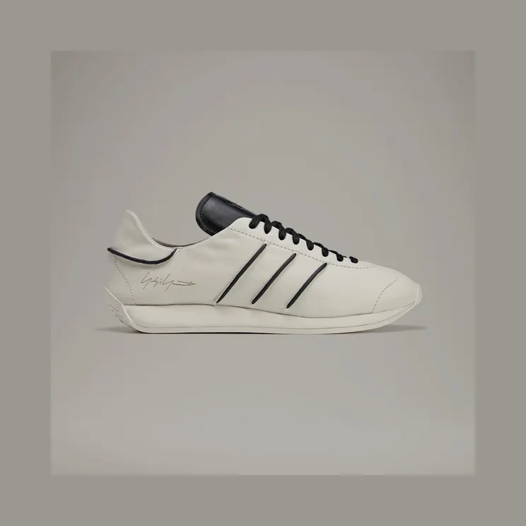 adidas Y-3 Country “Talc / Talc / Black” (JS0588)