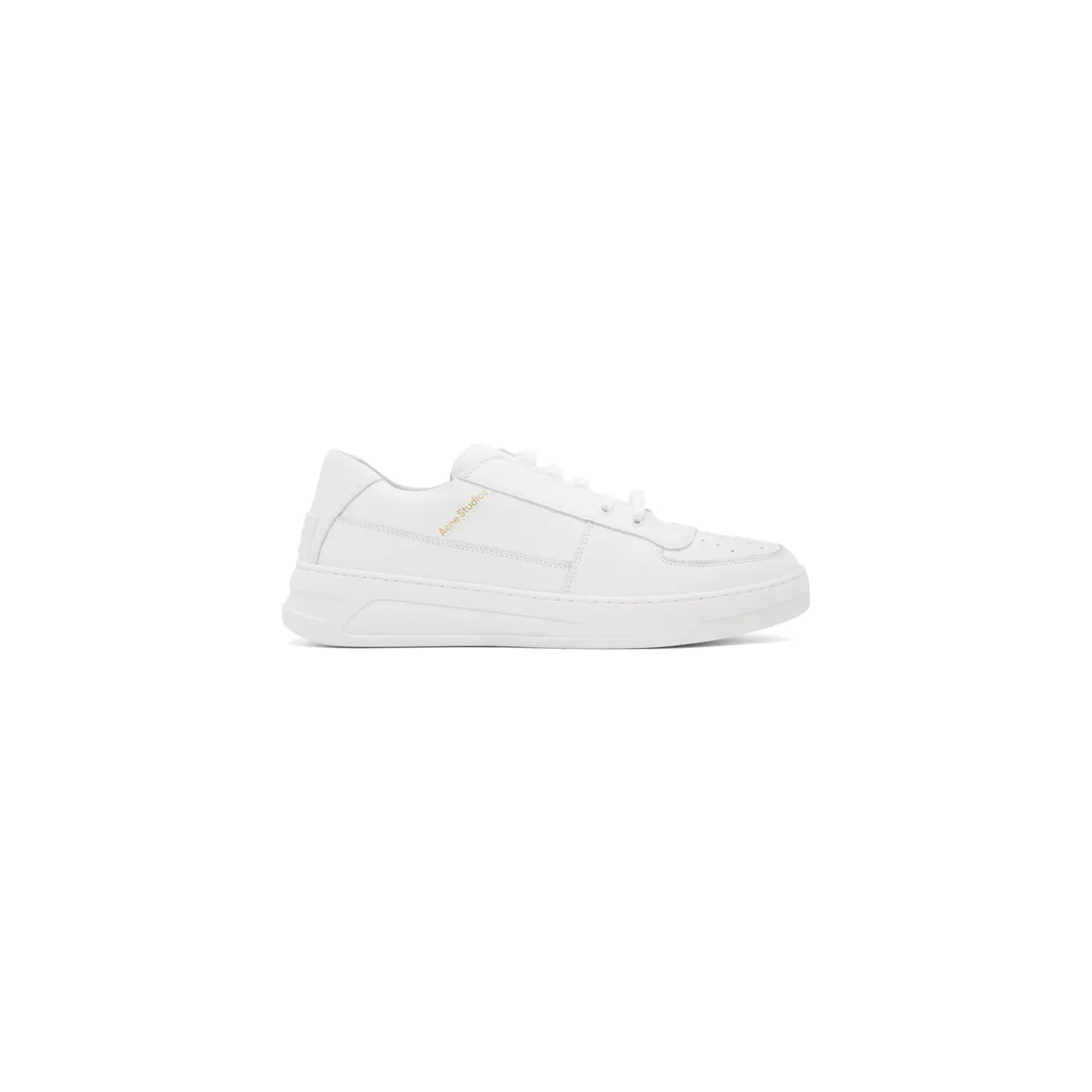 Acne Studios White Perey Lace-Up Sneakers (BD0113-)