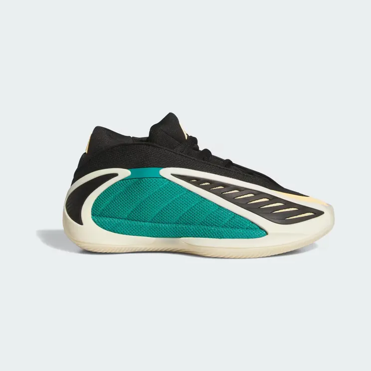 adidas Anthony Edwards 2 J “Equipment Green / Core Black / Warm Vanilla” (JQ2053)