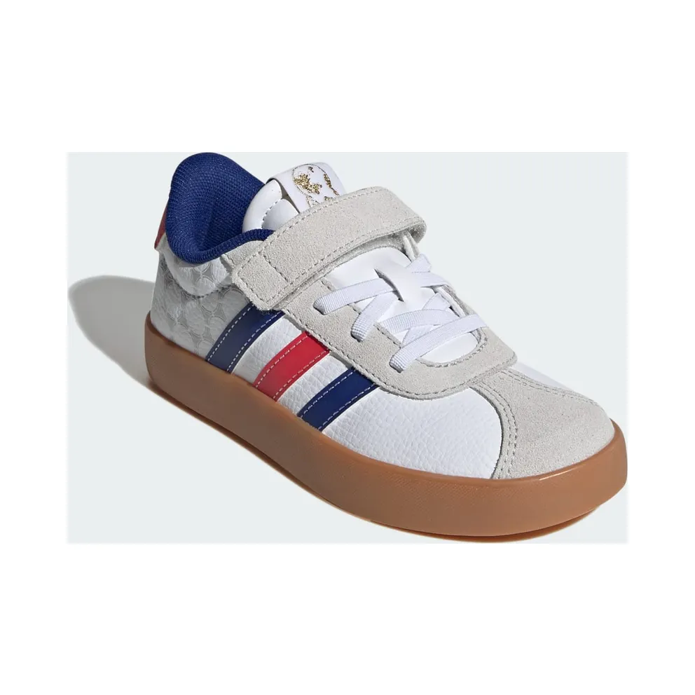 Adidas VL Court 3.0 Kids Cloud White / Pure Ruby / Mystery Ink (KI5707)