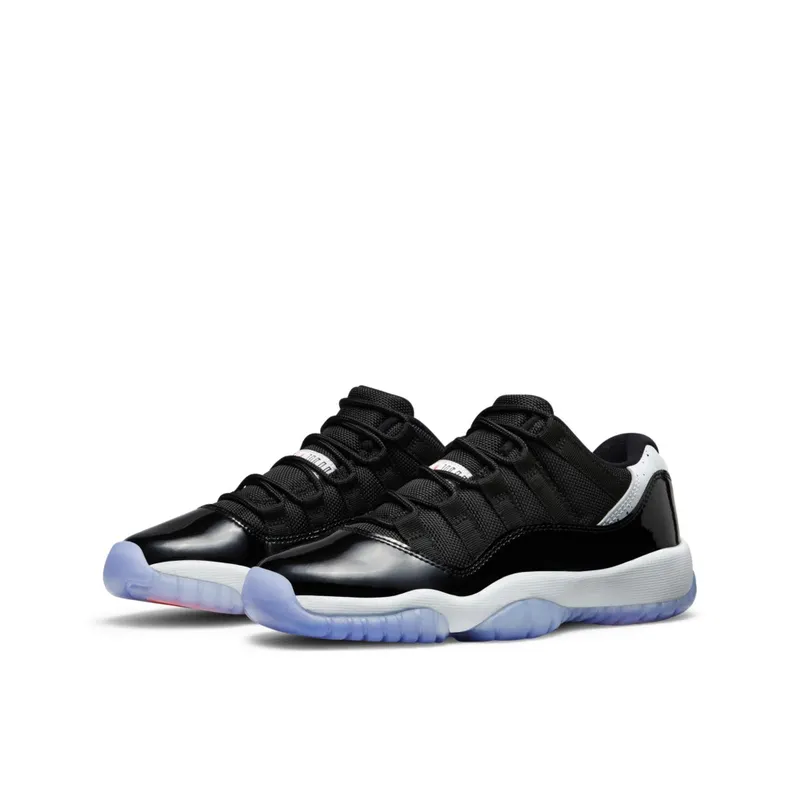 Jordan  11 Retro Low Infrared 23 (GS) Black/Infrared 23-Pure Platnium (528896-023)