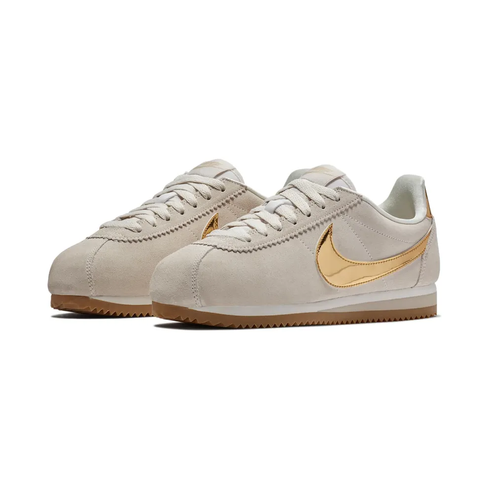 Nike Classic Cortez Phantom Metallic Gold (W) Phantom/String-Gum Light Brown-Metallic Gold (902856-013)