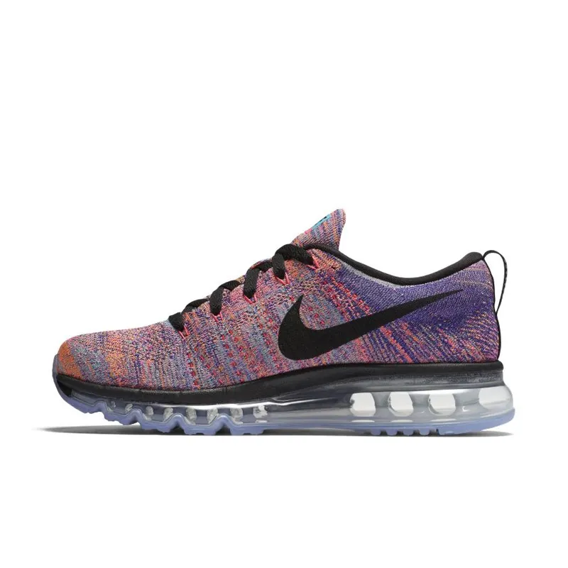 Nike Flyknit Max Multi-Color Pink Purple (W) Concord/Black-Gamma Blue-Pink Pow (620659-404)