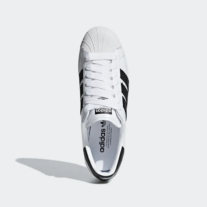 adidas Superstar 80s Enlarged Stripes White Running White/Core Black/Crystal White (CG6496)