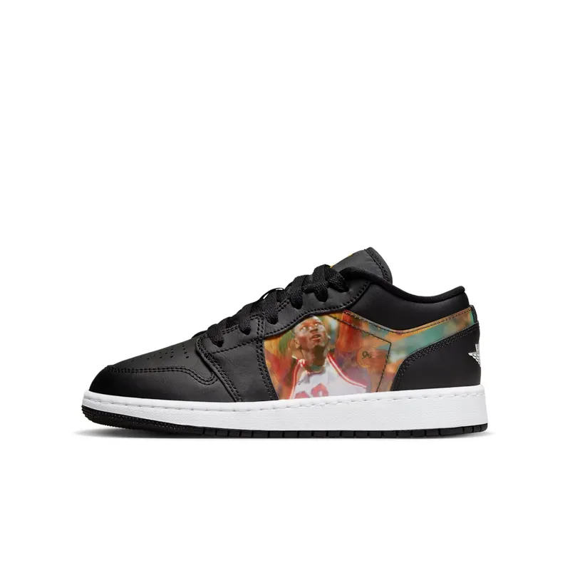 Air Jordan 1 Low Older Kids’ Black (DR9497-001)