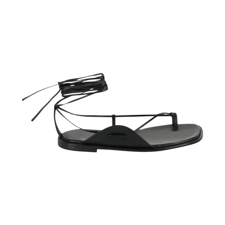 Ferragamo Golia Ankle Strap Sandals Black (021243-760631-M)