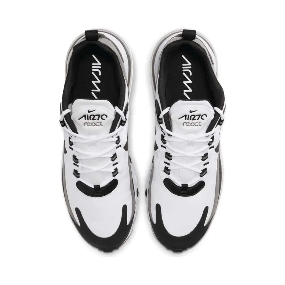 Nike Air Max 270 React White Black Metallic Pewter White/Black-Metallic Pewter (CT1264-101)