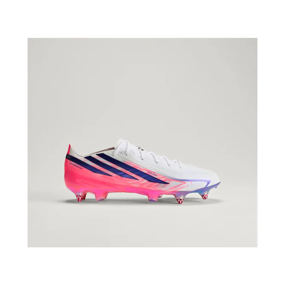 adidas F50 Hyperfast Elite Soft Ground Football Boots “Cloud White / Solar Purple / Solar Turbo” (KJ6084)