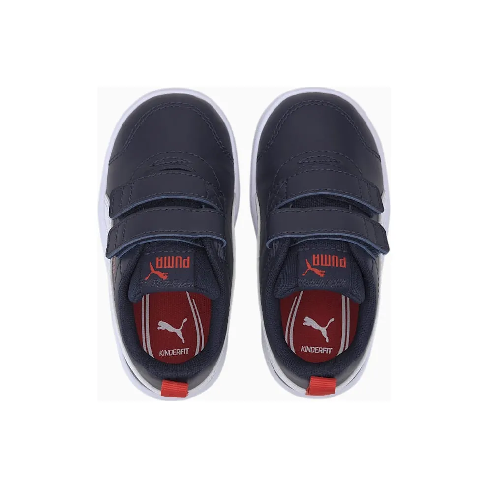 PUMA Courtflex V2 Babies’ Peacoat/High Risk Red (371544-01)