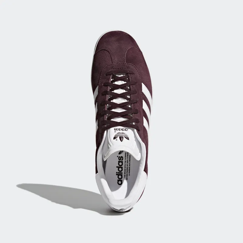 adidas Gazelle Maroon White-Gold Metallic (BB5255)