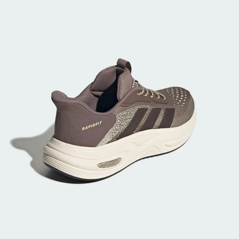 Adidas CLOUDFOAM CUXXION RAPIDFIT Shoes Trace Brown / Dark Brown / Dual Yellow (KI9608)
