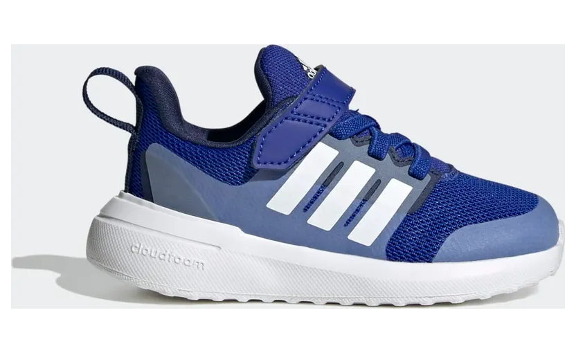 adidas FortaRun 2.0 Cloudfoam met Elastische Veters en Klittenband Lucid Blue / Cloud White / Blue Fusion (HP5455)