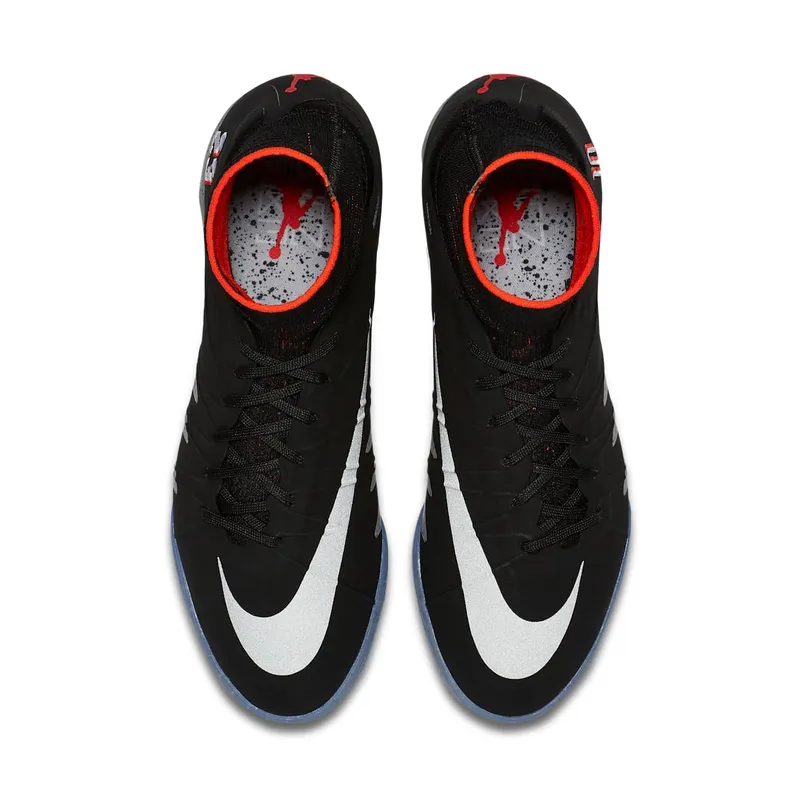 Nike Hypervenomx Proximo NJR TF Neymar x Jordan Black/Metallic Silver-Light Crimson-White (820134-006)