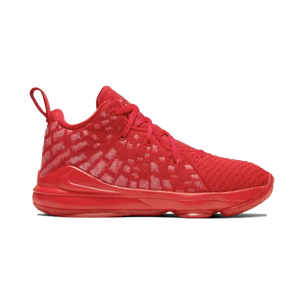Nike LeBron 17 Red Carpet (PS) University Red/University Red (BQ5595-600)