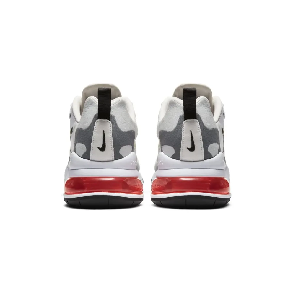 Nike Air Max 270 React “White / Flash Crimson / Cool Grey / Black” (CT1280-100)