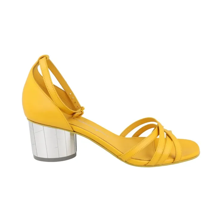 Ferragamo Flor 55 Sandals Light Yellow (01C768-748913)