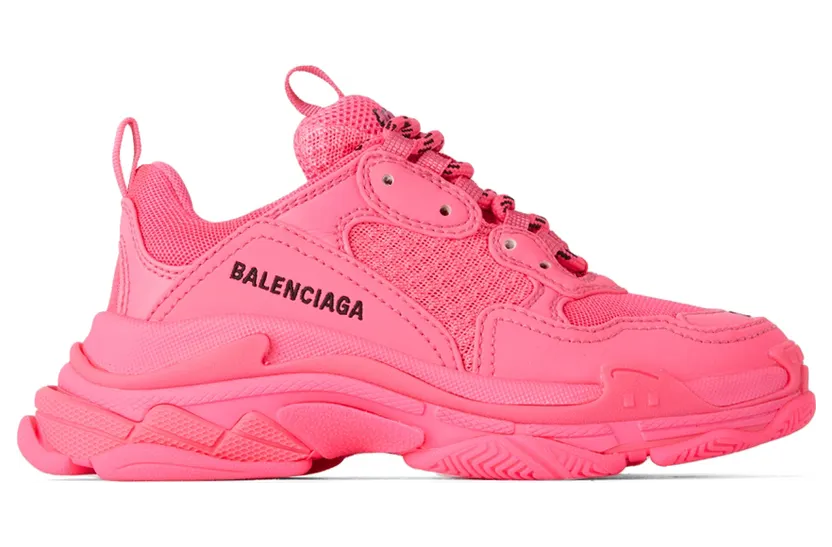 Balenciaga Kids Kids Pink Triple S Sneakers (654251-W2CA5-5000)