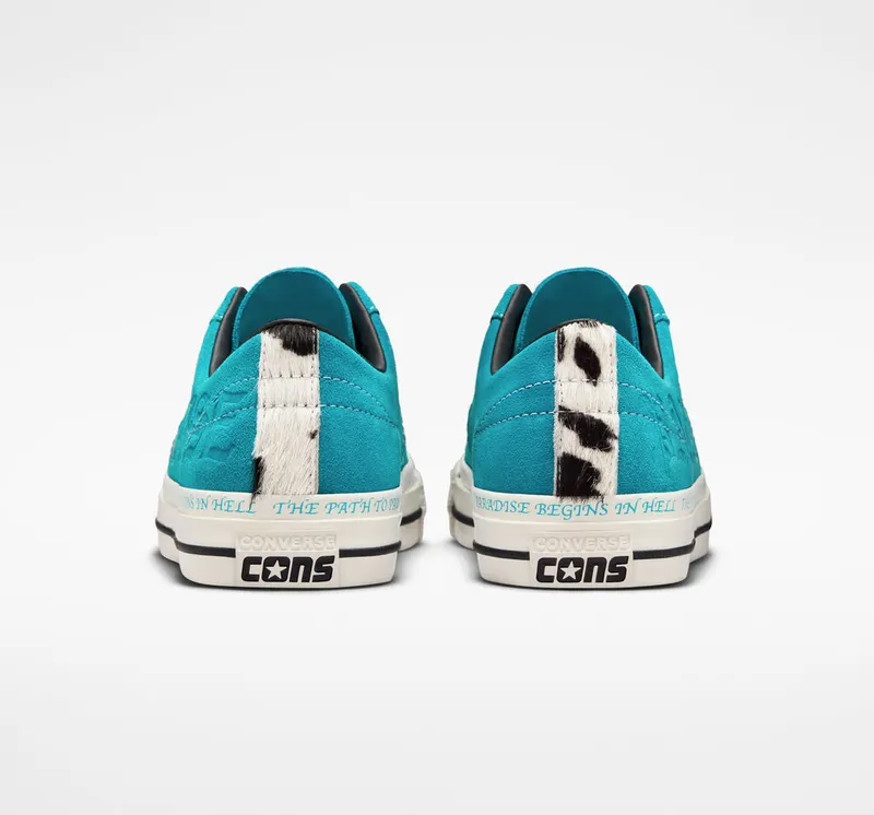Converse x Sean Pablo One Star Pro OX *Rapid Teal* Rapid Teal / Black / Egret (173215C)