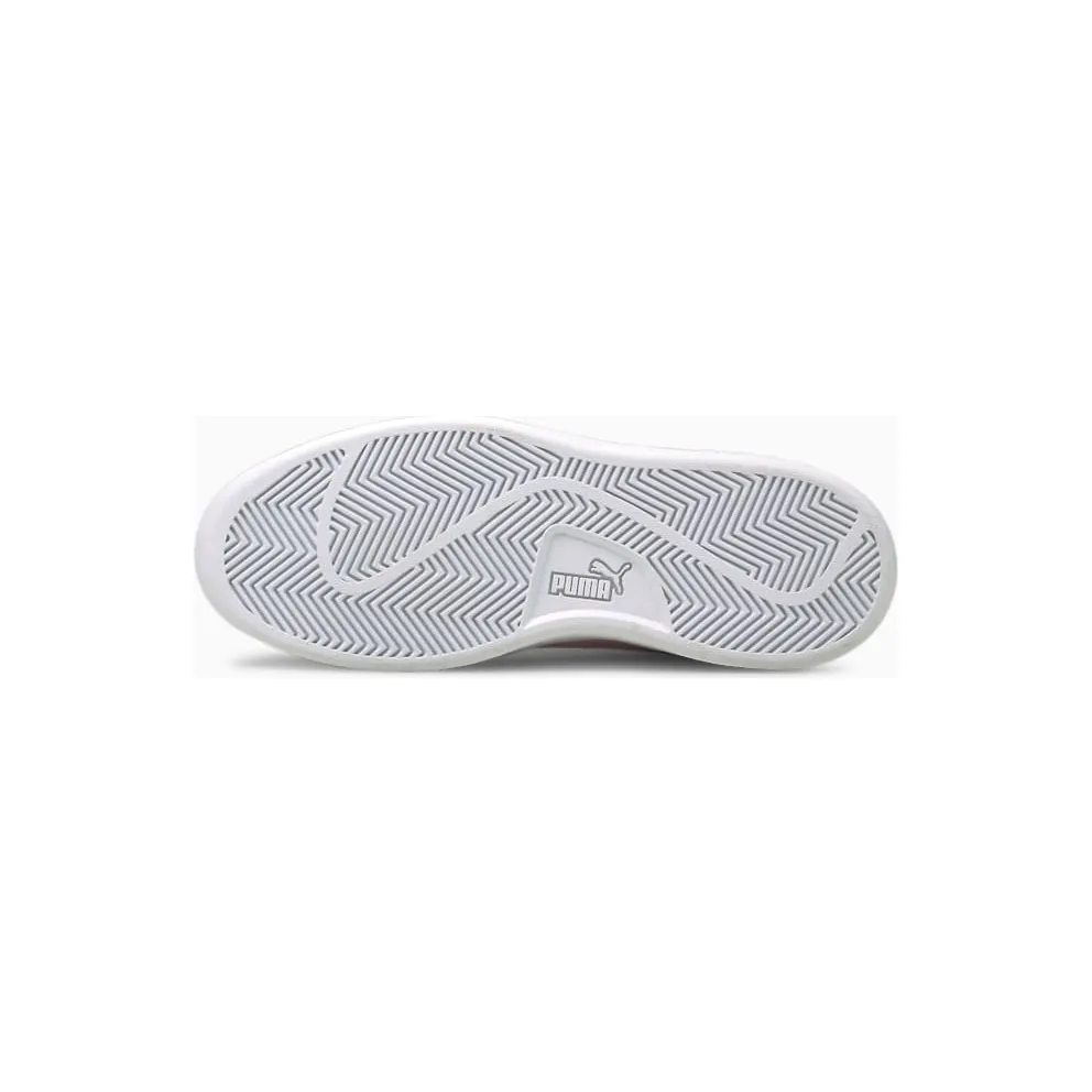 PUMA Smash V2 Youth White/Pink Lady (365170-28)