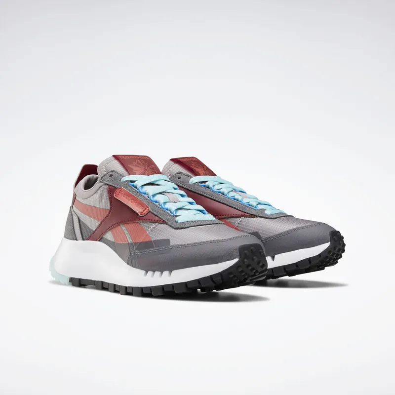 Reebok Classic Leather Legacy Shark Collegiate Burgundy (W) Shark/Collegiate Burgundy-Black (Other Brands Reebok)