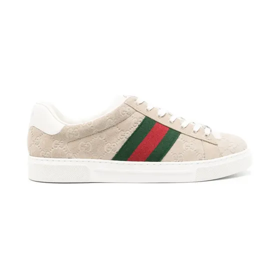 Gucci Ace Web sneakers – Beige (798652AADV9)