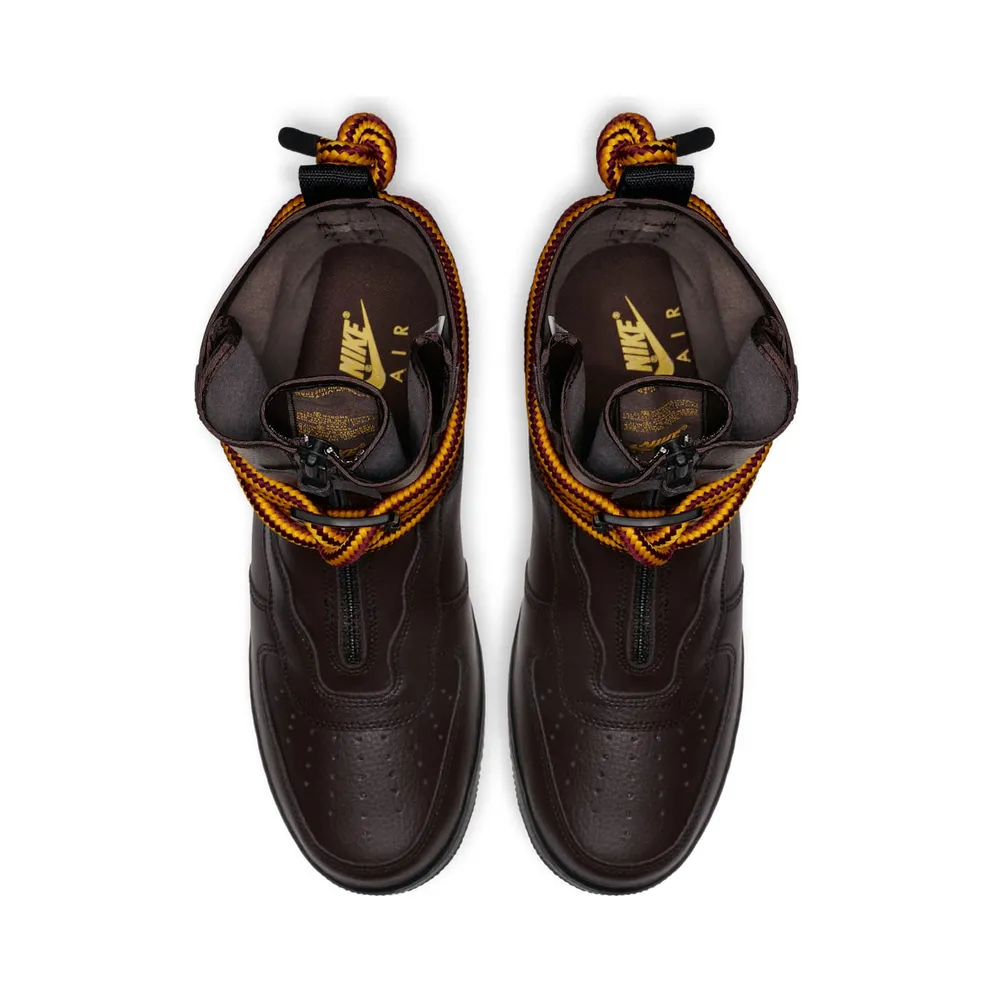 Nike SF Air Force 1 High Beef and Broccoli Pack Baroque Brown/Black-Yellow Ochre (AA1128-204)