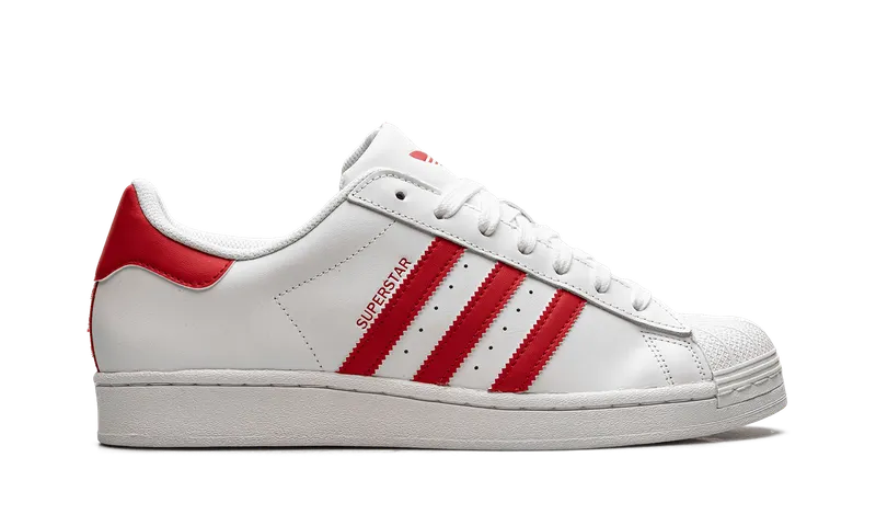 Adidas Superstar “Cloud White Better Scarlet” (IG9367)