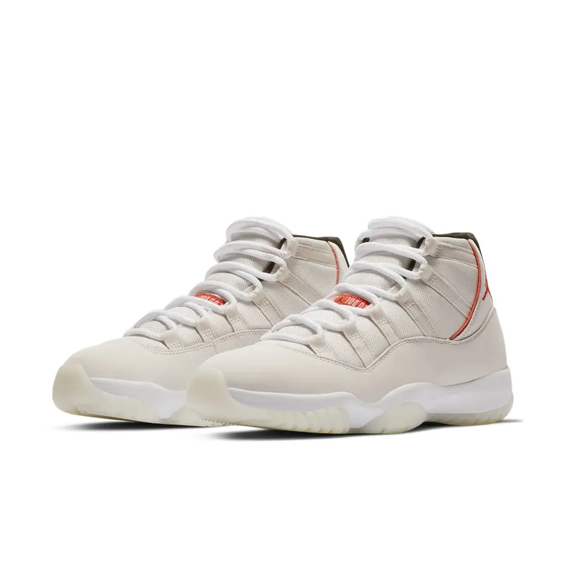 Jordan 11 Retro Platinum Tint Platinum Tint/Sail-University Red-Black (378037-016)