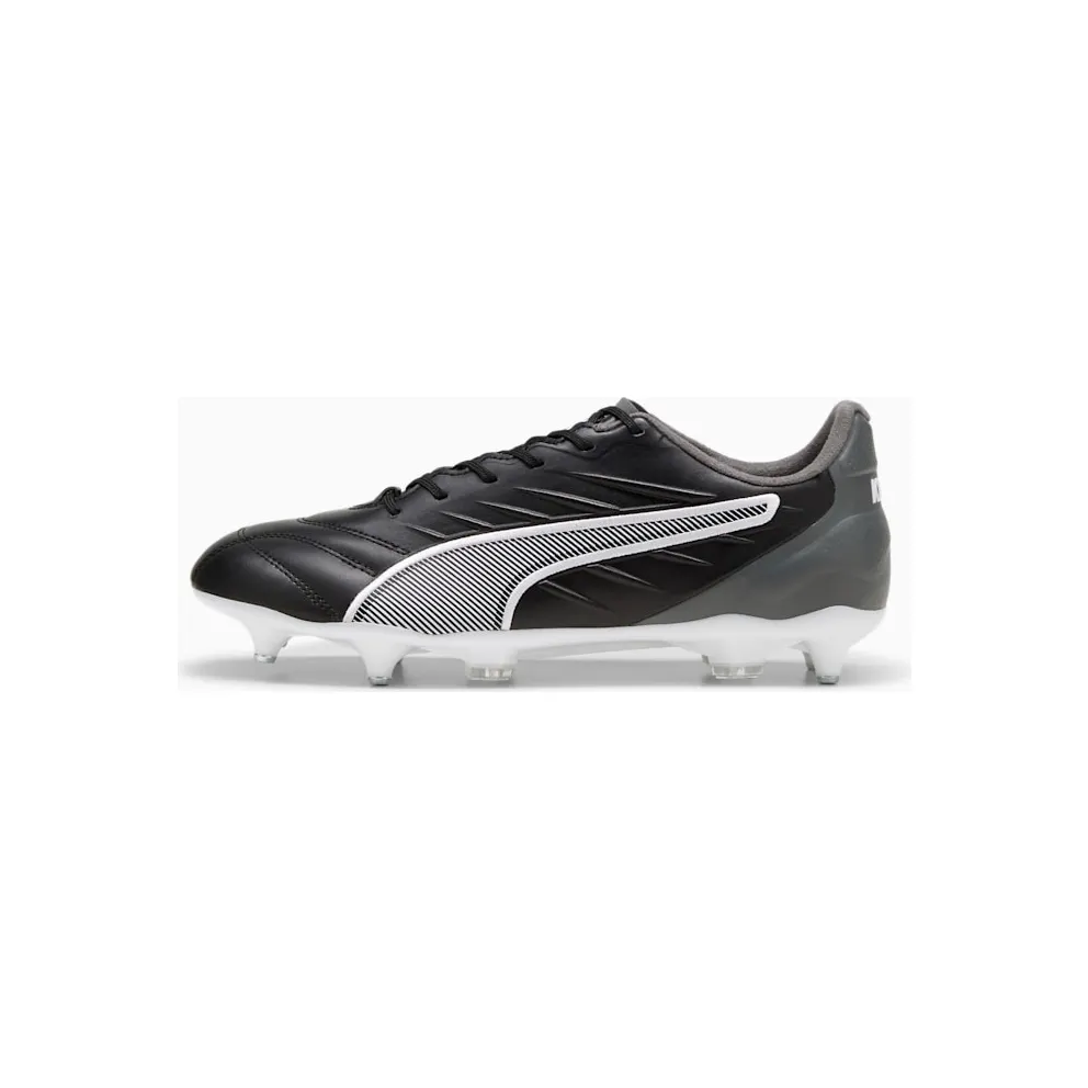 Puma King Pro MxSG Black White Cool Dark Gray (107870-01)