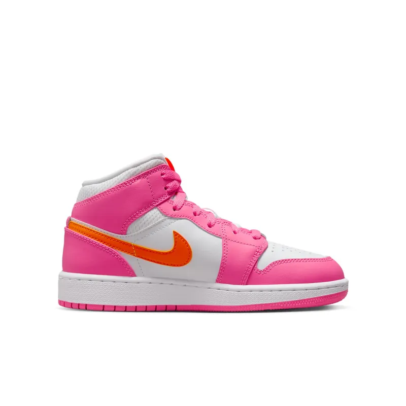 Air Jordan 1 Mid Pinksicle Safety Orange (GS) (DX3240-681)