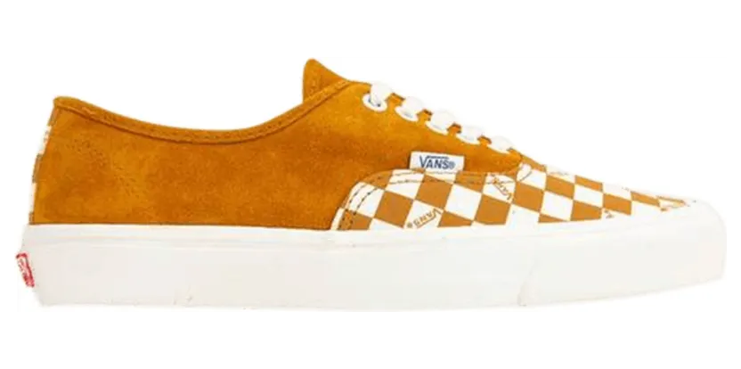 Vans OG Authentic LX ‘Buckthorn Brown Checkerboard Toe’ Buckthorn Brown/True White (VN0A45JJVQB)