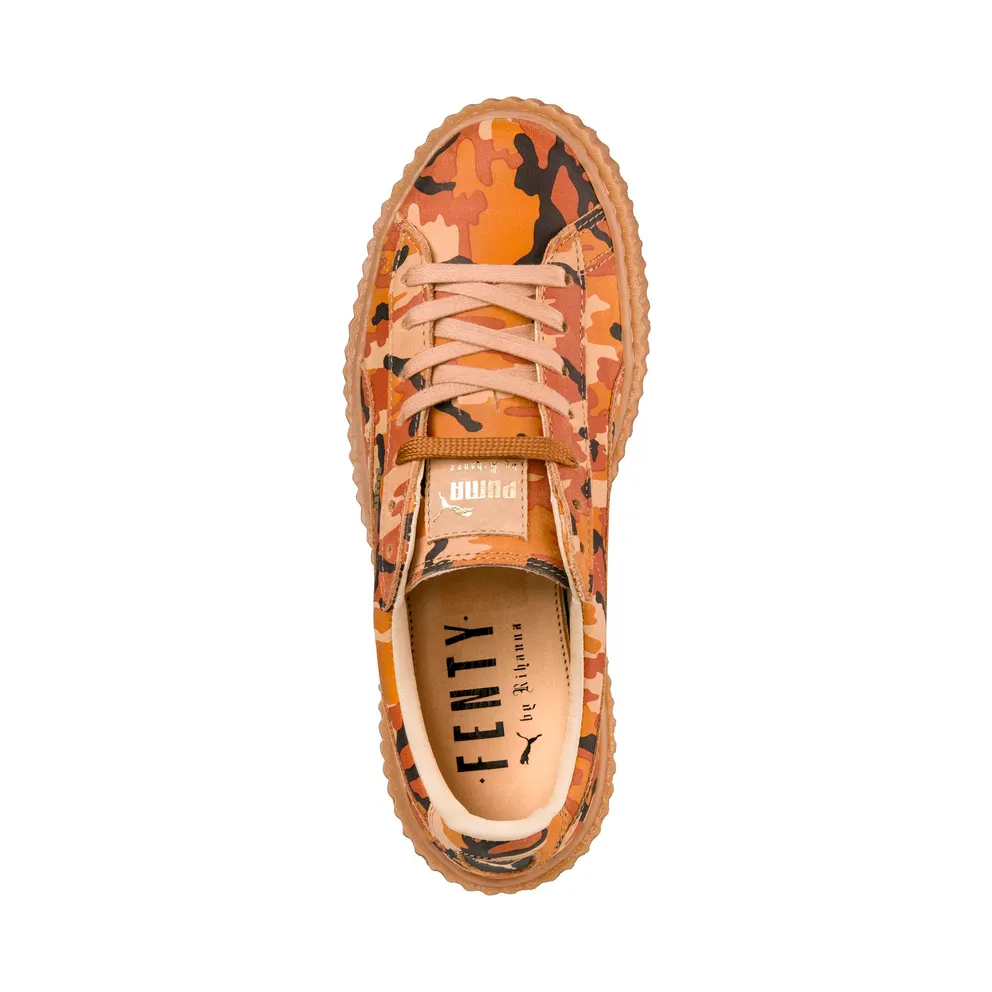 Puma Creepers Rihanna Fenty Camo Orange/Orange/Oatmeal (363277-01)