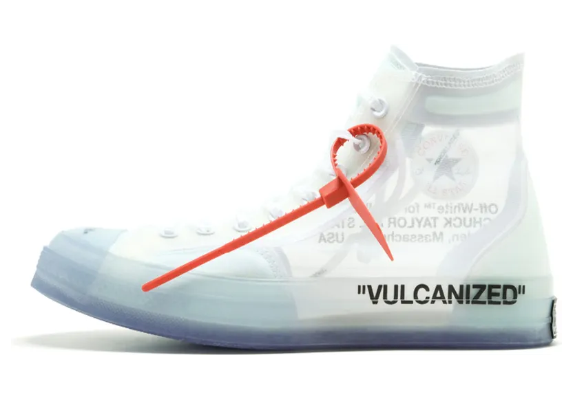 Converse Off-White x Chuck 70 ‘The Ten’ clear/white-white (162204C)