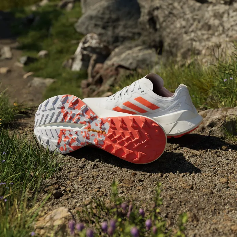 Adidas Terrex Agravic Speed Ultra Trail Running Cloud White / Impact Orange / Dash Grey (IH3764)