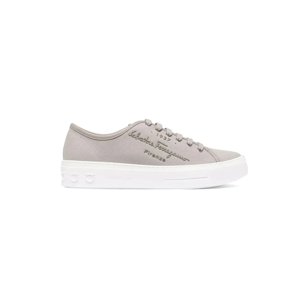 Ferragamo Mediterr Low-Top Sneakers Gray (20709751195)