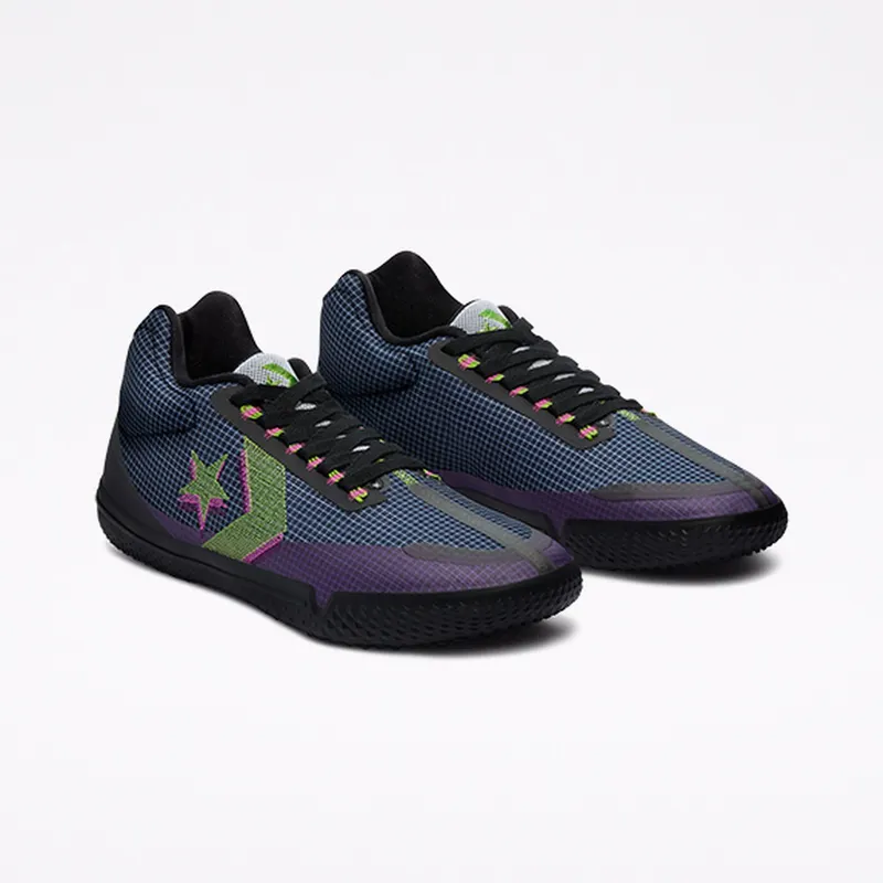 Converse All Star Pro BB Soundwave Mid Black/White/nightfall Violet (170763C)