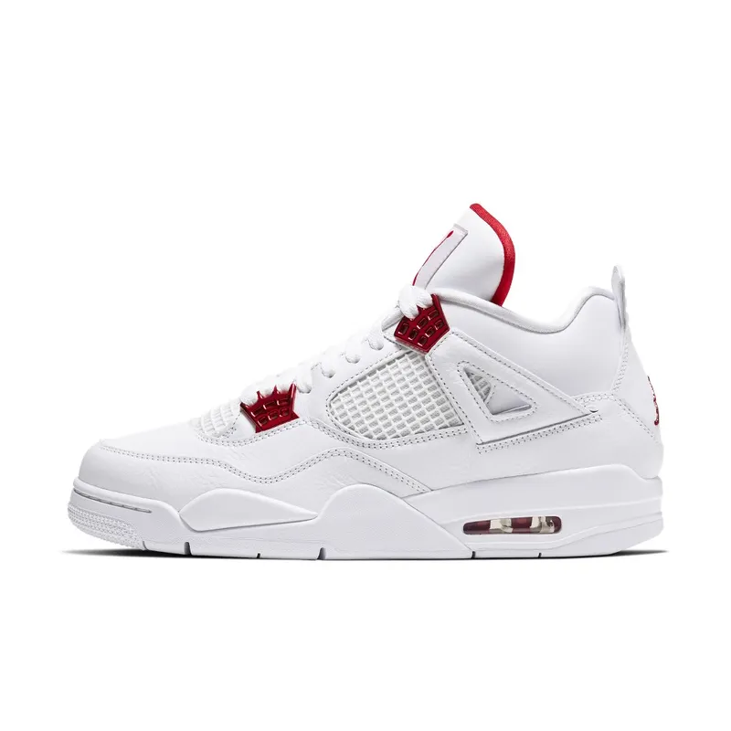 Jordan 4 Retro Metallic Red White/Metallic Silver-University Red (CT8527-112)