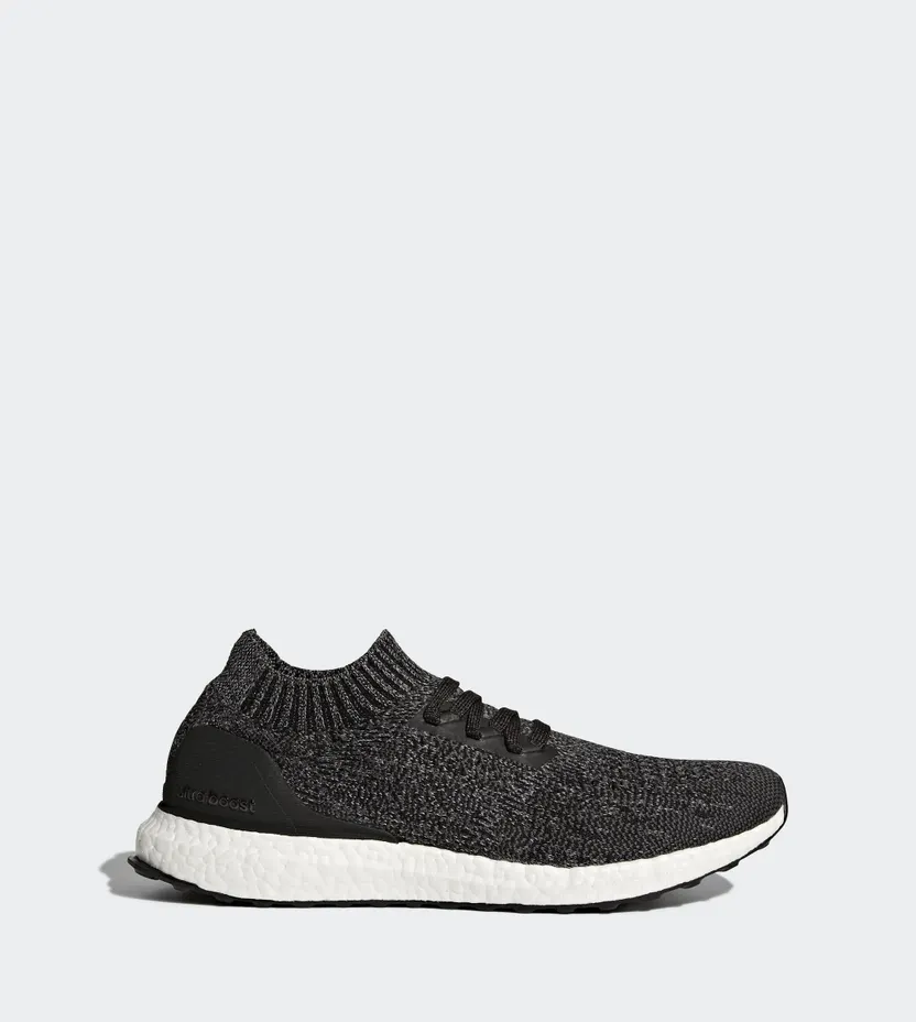 adidas Ultra Boost Uncaged Black Grey Three