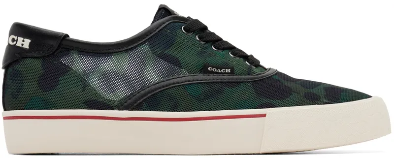 Coach 1941 Green Lace-Up Skate Shoes (CA277 R54)