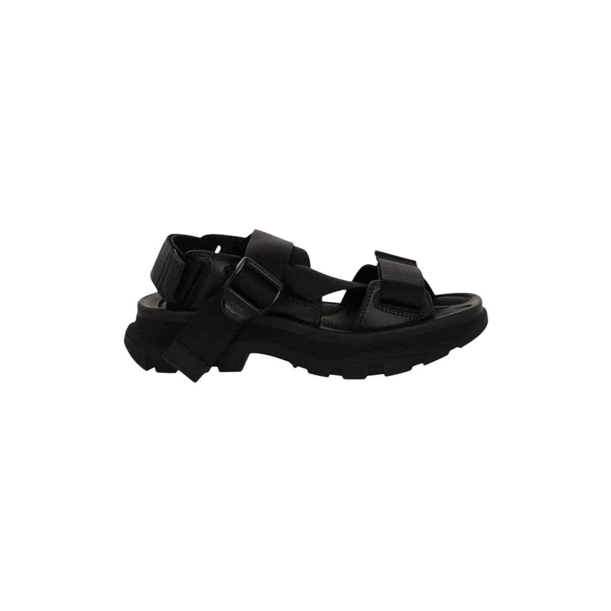 Alexander McQueen Tread Sandals Black (667285-W4R51-1000)