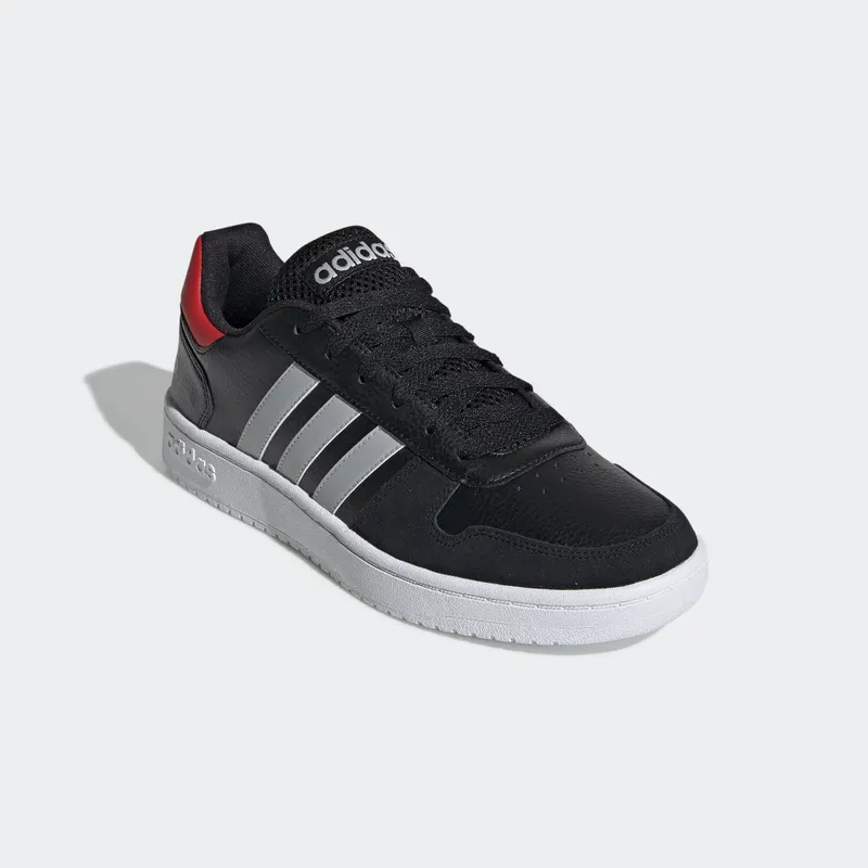 adidas Hoops 2.0 Core Black Core Black/Grey Two/Active Red (EE7800)