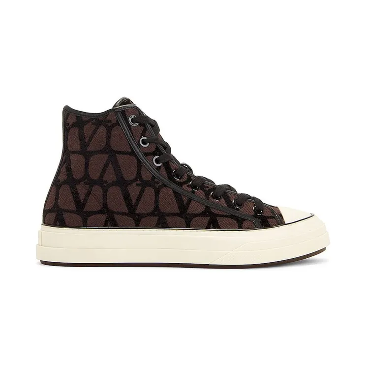 Valentino Toile Iconographe Totaloop High-Top Brown (2Y0S0H01 RWC U02)