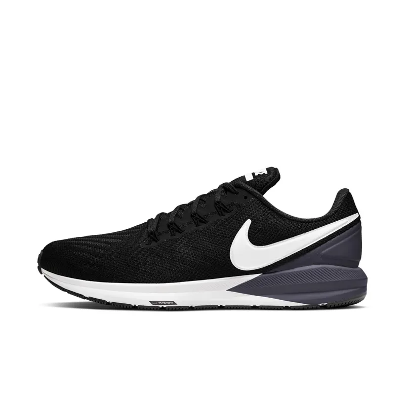 Nike Air Zoom Structure 22 Black Black Gridiron White (AA1636-002)