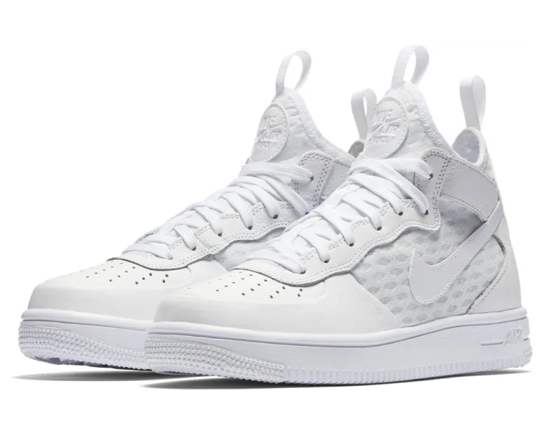 Nike Air Force 1 Ultraforce Mid Triple White (GS)