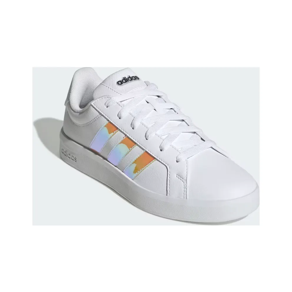 adidas Grand Court Base 3.0 “Cloud White / Cloud White / Core Black” (HQ0083)