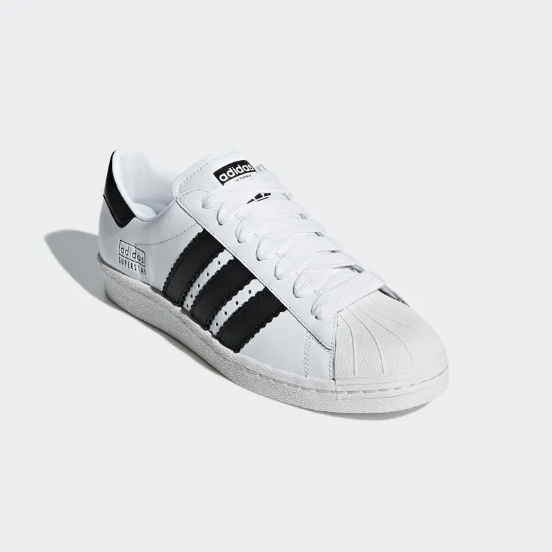 adidas  Superstar 80s Enlarged Stripes White Running White/Core Black/Crystal White (CG6496)