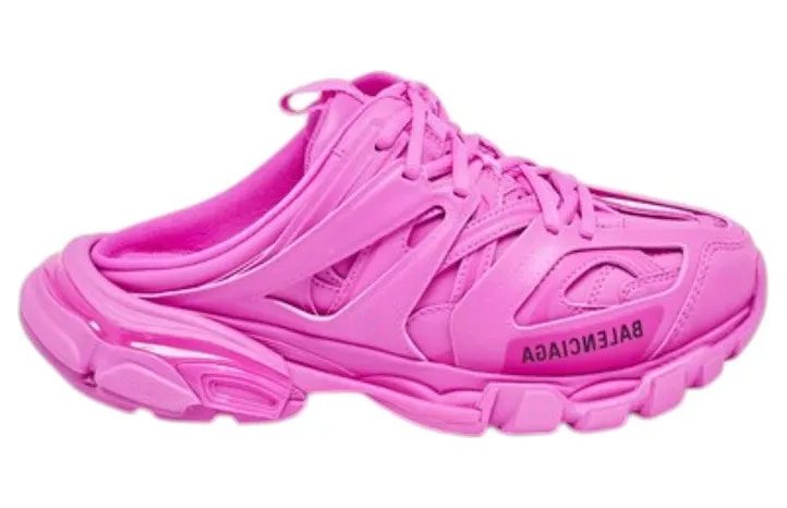 Balenciaga Track Mule Runners Dark Pink Black (653813-W2FA6-5510)