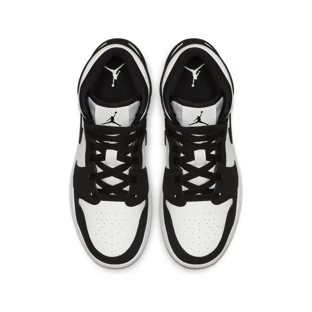 Jordan 1 Mid White Black Teal Tint (GS) White/Black-Teal Tint (BQ6931-103)