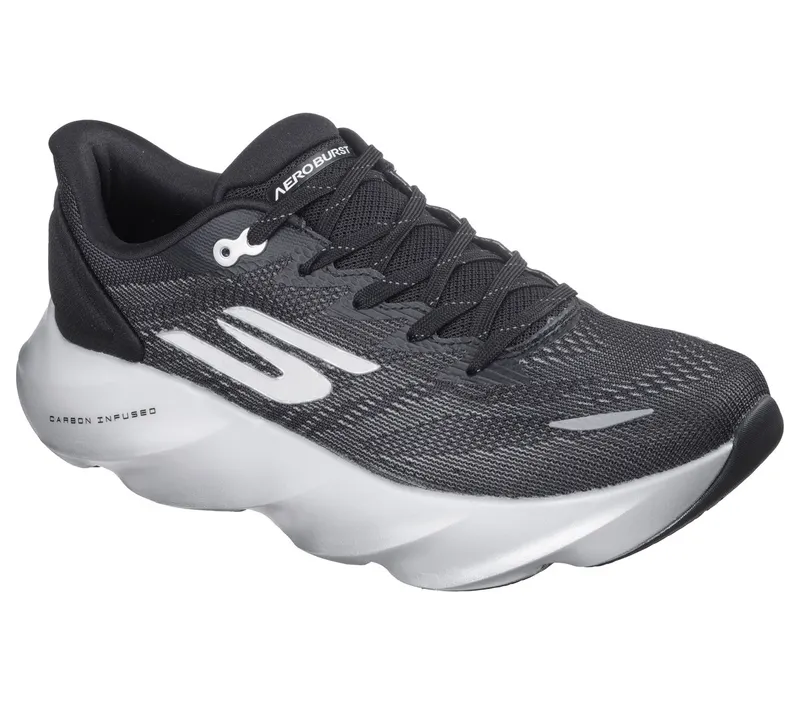 Skechers Aero Burst Sneaker Black/White