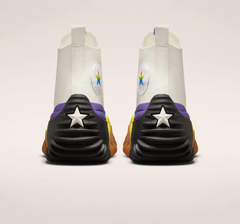 Converse Run Star Motion CX Platform Pride Egret/court Purple